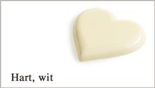 Hart om te vullen Wit