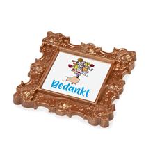 Schilderijtje met tekst bedankt