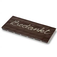 Tablet 200g Puur - Tekst BEDANKT