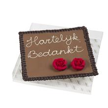 Vierkant Melk - Tekst HARTELIJK BEDANKT