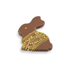 Tablet paashaasje met groene streepjes