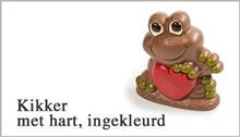 Kikker met Rood Hart