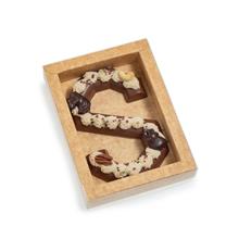 Letter S 200 gram melk opgespoten vegan