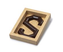 letter S 160 gram puur vegan/lactose