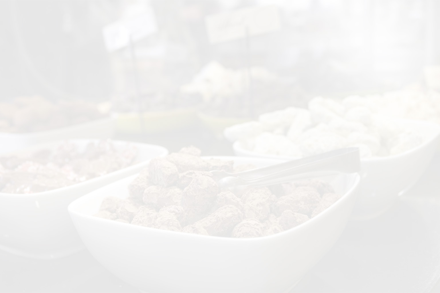 Franchisenemer - een achtergrond met chocolade